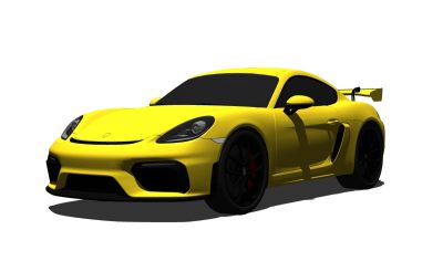 超精细汽车模型 保时捷 Porsche 718 Cayman